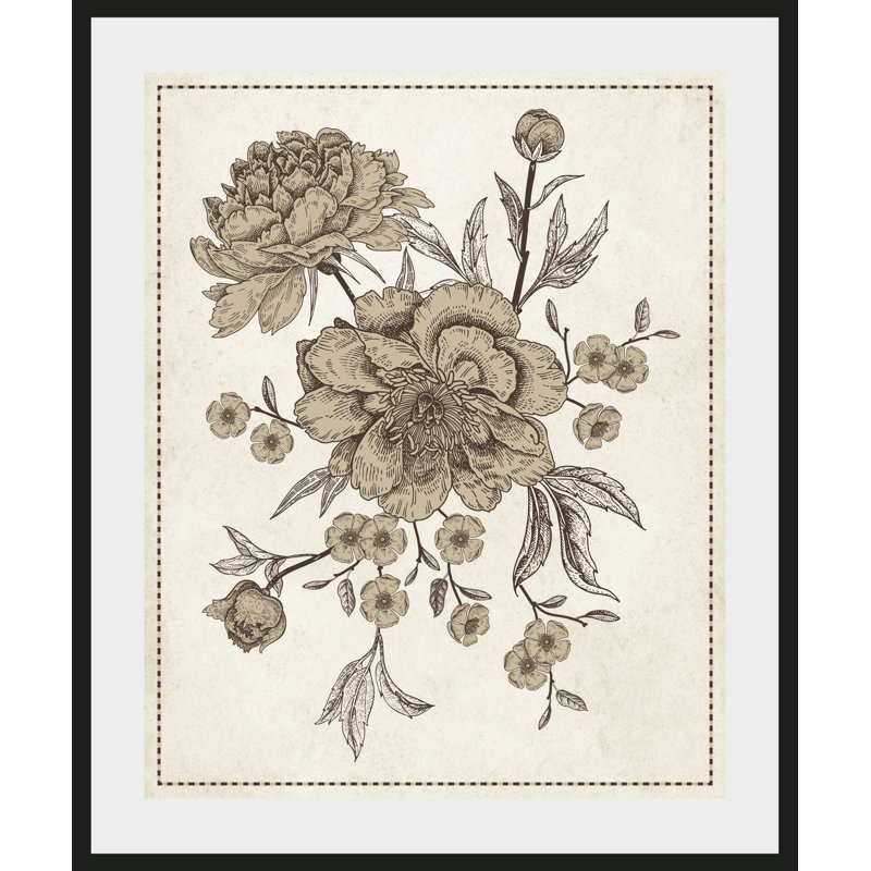 Rose - Single Picture Frame Print, 50 cm H x 60 cm W