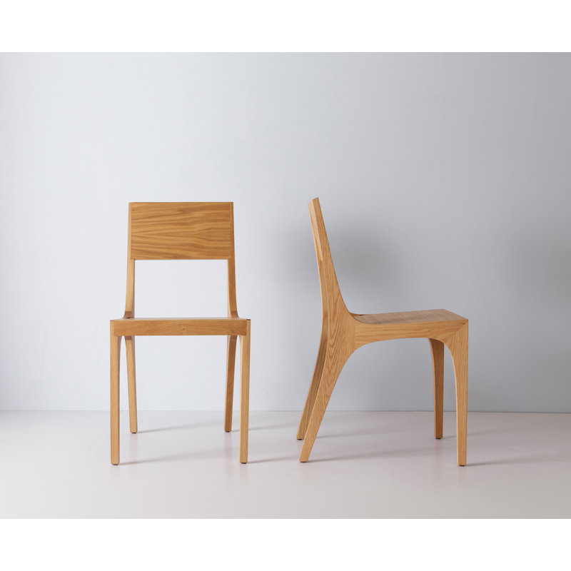 Isometric Chair, White Oak