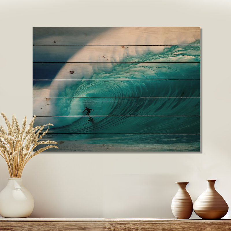 Hawaiian Waves Surf Dream I sur impression sur bois, H 10 po x l 20 po x P 0,78 po