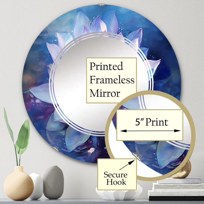 Miroir mural Zissis, 24 po x 24 po
