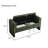 Modern Teddy Bed End Bench with Arms and Storage,Upholstered Large Foot Rest Stool, Comfy Window Vanity Bench for Living Room,Bedroom,Dorm,Coffee Table,Teddy Olive -901984085