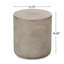 Béton léger pour cour arrière, gris - table d'appoint élégante et pratique à l'extérieur attrayante