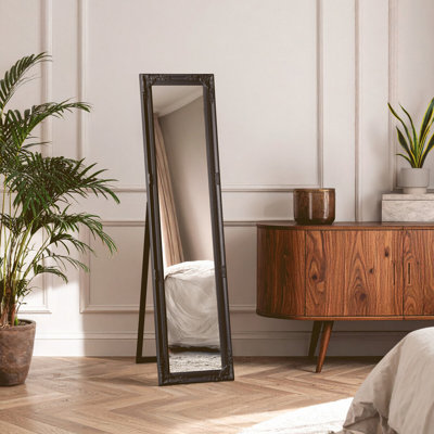 New Mills Solid Wood Flat Floor Mirror