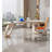Light Luxury Creative Curved Sintered Stone Desk-623125551