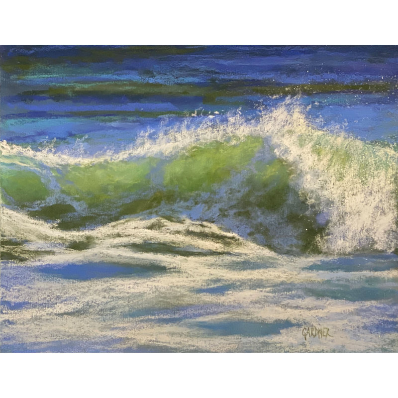 Rip Tide Print by Dina Gardner, 17.25" H x 21.25" W x 0.875" D