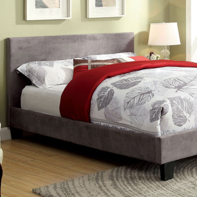 Lit plateforme en tissu d’ameublement Gisela
