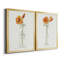 «California Poppy Vase I», reproduction encadrée de qualité supérieure - prête à être accrochée-2125656882-2125656886