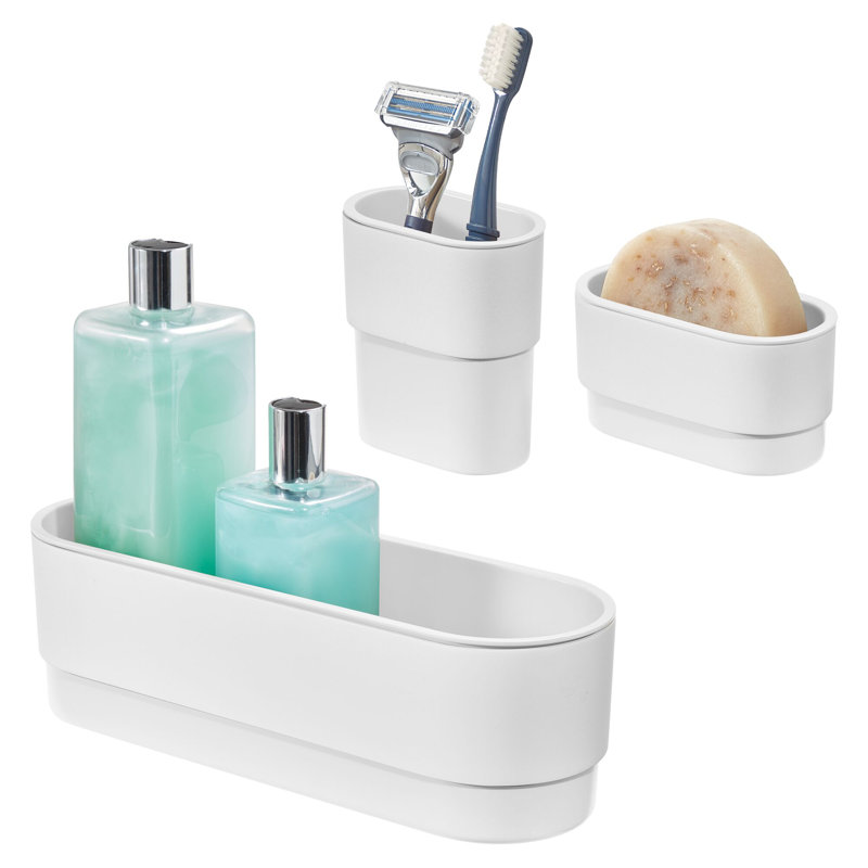 Ensemble d'accessoires de salle de bain auto-adhésif 3 pièces iDesign