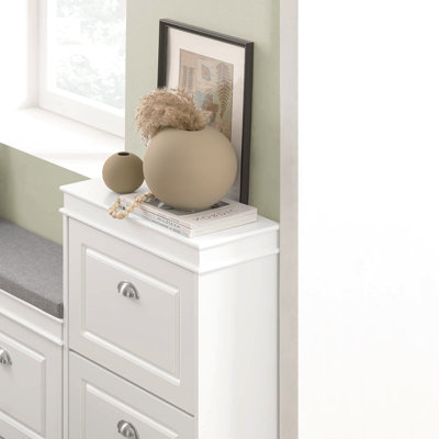 Moriah 6 Pair Flip Down Shoe Storage