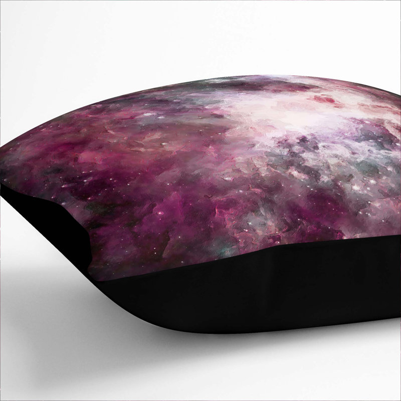 Universe Vol.53 Cushion with Filling, Black, 55cm H x 55cm W x 20cm D