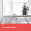 BLACK+DECKER One Step Steam Iron With Evensteam Stainless Steel Soleplates And Smartsteam Control, Grey