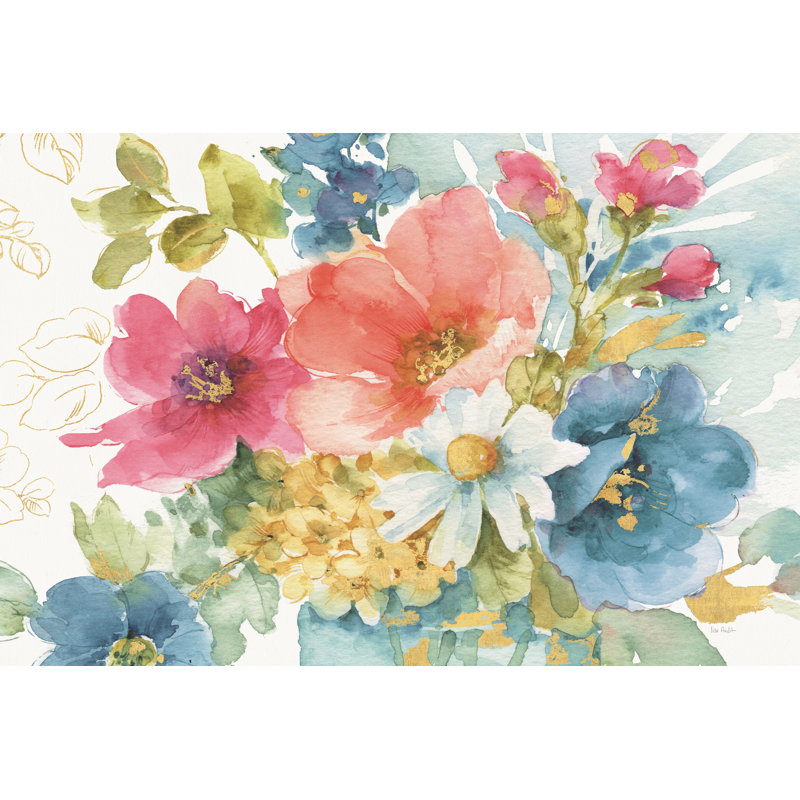 My Garden Bouquet I, H 20 po x l 30 po x P 1,25 po