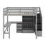 Lit mezzanine double avec bureau et tiroirs-650981458