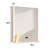 Jainaba 24'' W x 30'' H Recessed or Surface Mount Frameless LED Medicine Cabinet with Mirror and 2 Adjustable Shelves,  Anti-fog, Memory Function, Right Hinge-676707246-680160835-680160834