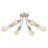 Fashionette 6-Light 14.76" Sputnik Sphere Industrial Linear Semi Flush Mount Ceiling Light-1910737019