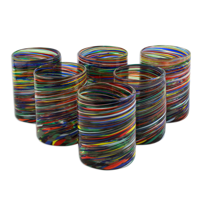 Affan 10oz. Handmade Drinking Glass Set