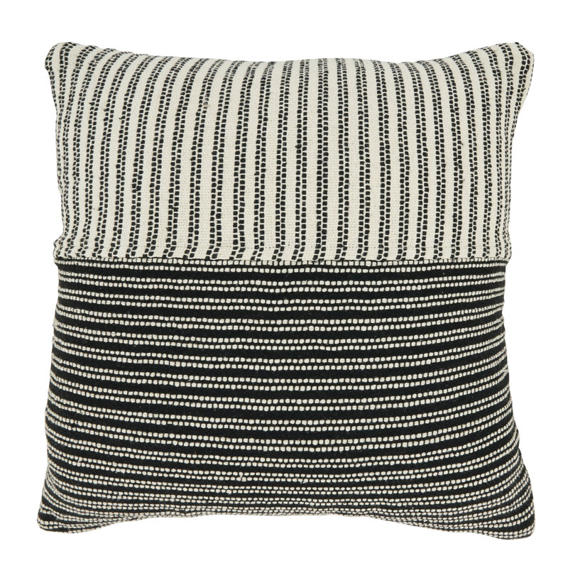 Housse de coussin à rayures Entendu