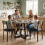 Ensemble de table ronde et quatre chaises-129473805