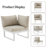 Iresha 6 - Person Modular Patio Conversation Set with Cushions-682876477