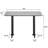 Commercial HPL Tabletop With Table Height Dual T Bases-929403185