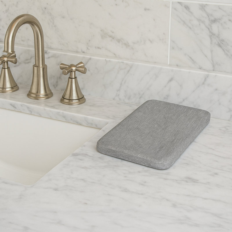 Porte-savon Modern Modern Diatomite, Gris