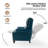 Adeesa Genuine Leather Manual Recliner-1773226428