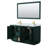 Miranda 60" Freestanding Double Bathroom Vanity with Marble Top with 58" Mirror-2067144780-2067144773