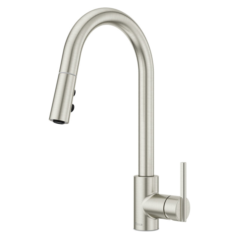 Brislin Pull-Down Kitchen Faucet in Stainless Steel, Stainless Steel