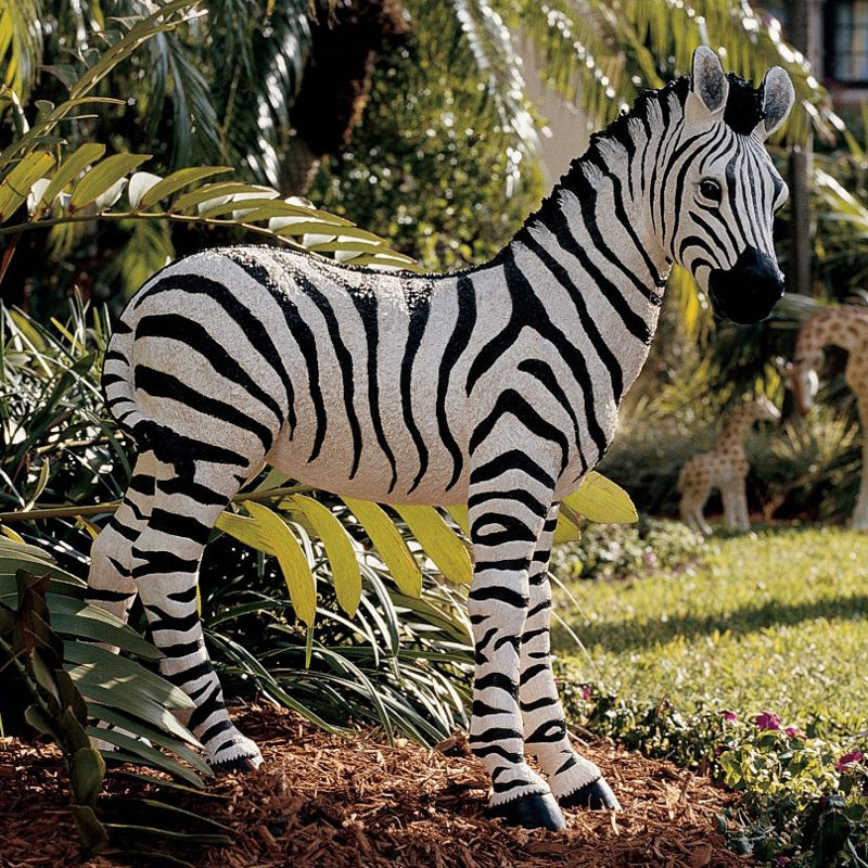Statue de jardin Zairen, le zèbre