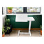 Table de chevet mobile pour ordinateur portable Table de chevet mobile inclinable avec roulettes Table de plateau à hauteur réglable pour ordinateur portable