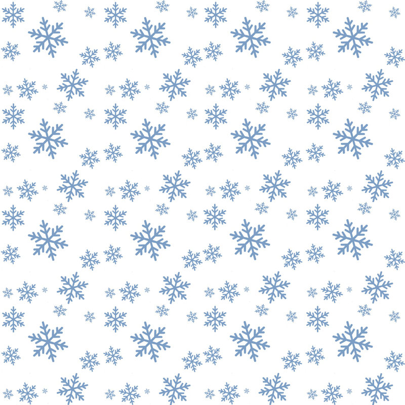 Snowflake Pattern Christmas Tree Skirt-54" Diameter