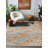 Axel Collection Digital Print Cotton-Polyester Beige Colorful Floral Rug-1643893028