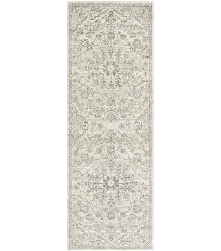 Hillsby Oriental Indoor Rug, Runner 2'7" x 7'3", Beige/Light Gray