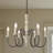 Leena 6 - Light Dimmable Chandelier