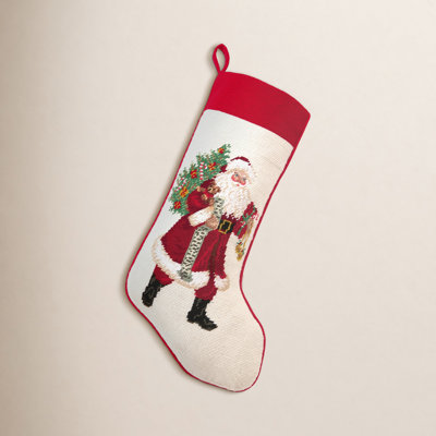 The Holiday Aisle® Carmita Needlepoint Stocking
