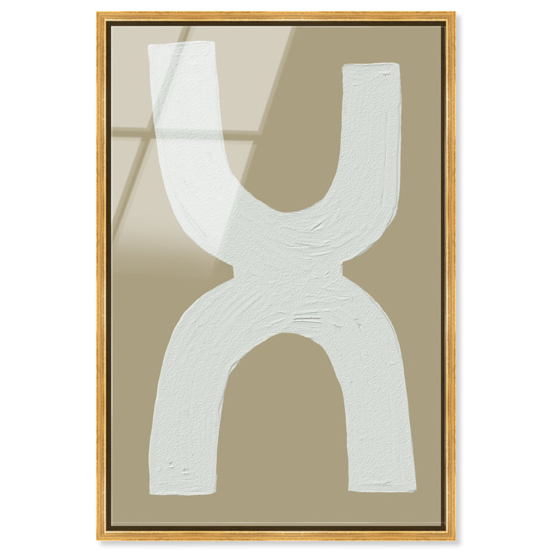 Opposites Attract High-Gloss Frameless Acrylic Glass Wall Art Abstract Print by Oliver Gal, Ready to Hang, 10 x 15
