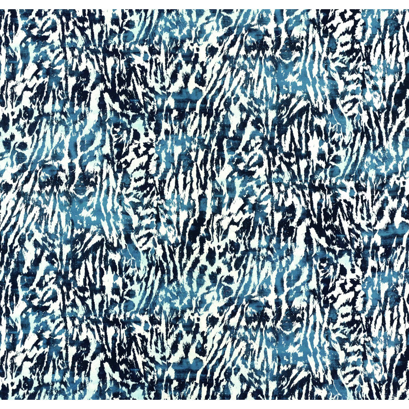Schumacher x Celerie Kemble Linen Fabric, Indigo