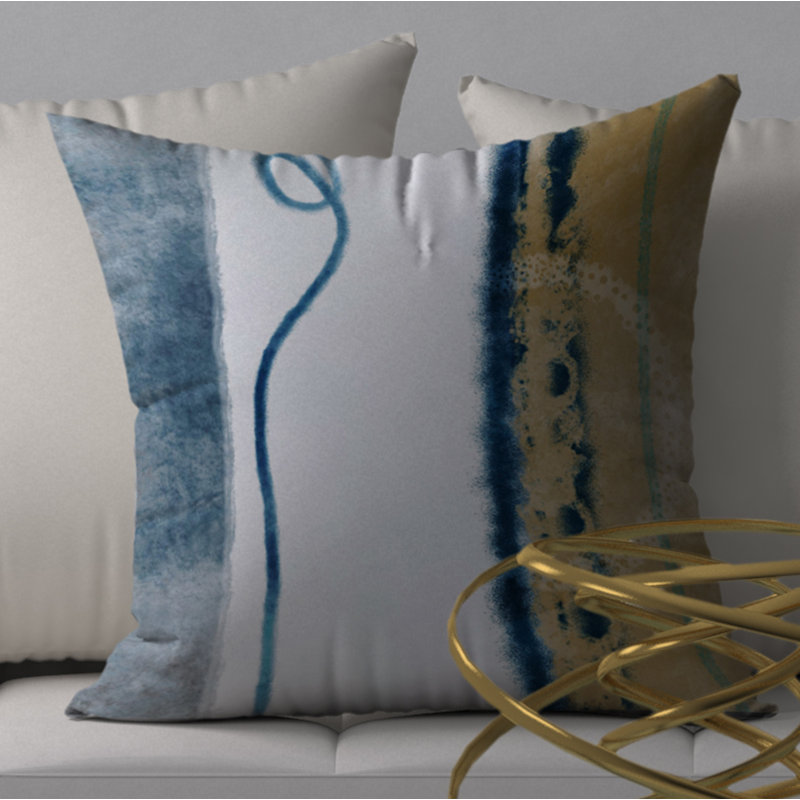 Housse de coussin carrée/insert, 18 po x 18 po
