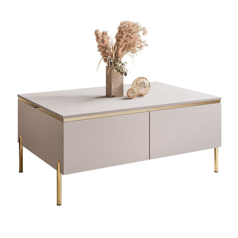 Four Leg Coffee Table with Storage