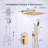 12" Rainfall Shower Head Complete Shower System with Rough-in Valve-102144347