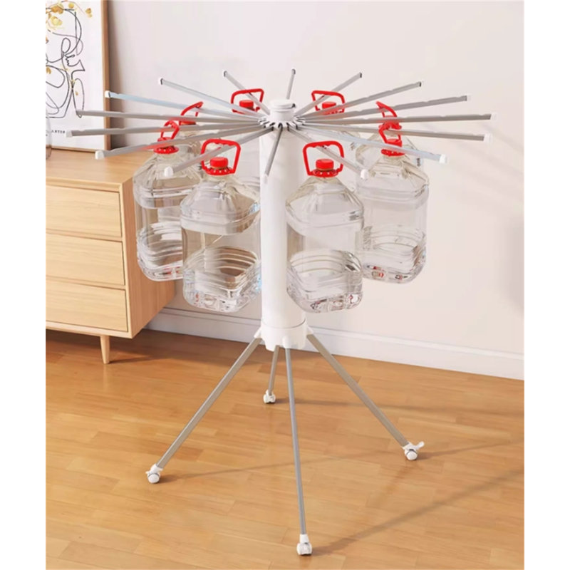 Octomove Foldable Clothes Drying Rack, 47.24" H x 44.09" W x 22.44" D