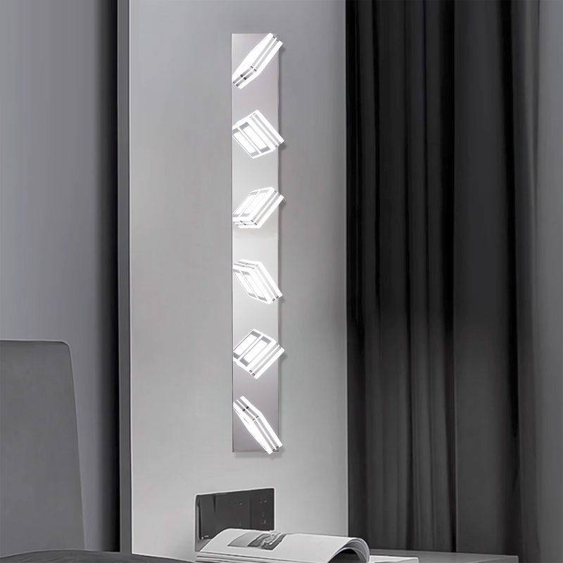 Kyrstyn Dimmable LED Vanity Light, Chrome, 5