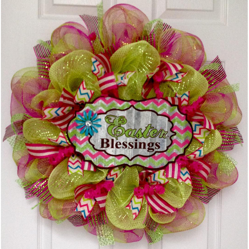 Easter Blessings Wreath