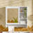 30 Inch Modern 21 Mirror Cabinet With And Adjustable Shelf For Bedroom Living Room Storage , Hinges Bathroom-857223008