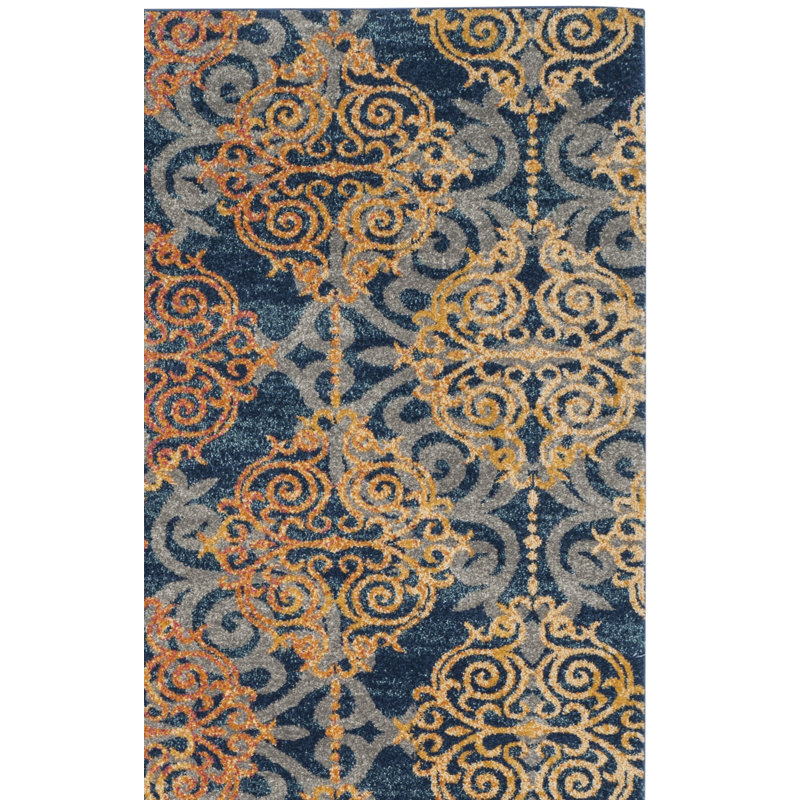 Osakis Performance Geometric Rug, Square 6'7"