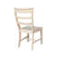 Chaise en bois massif Deauntae