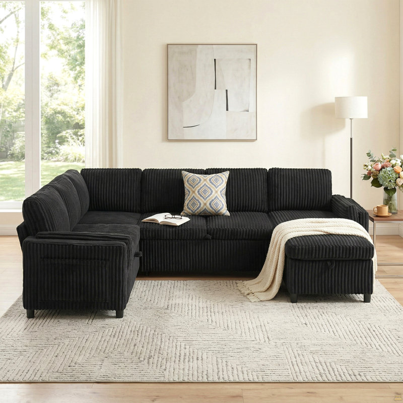 Divan-lit convertible, Black