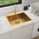 MON 25" L x 22" W Drop-in Deep Laundey Utility Sink Stainless Steel