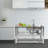 Stainles Steel Double Bowl Kitchen Utility Sink Set & Prep Table