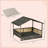 Lininger Wicker Dog House-10232669-10232664